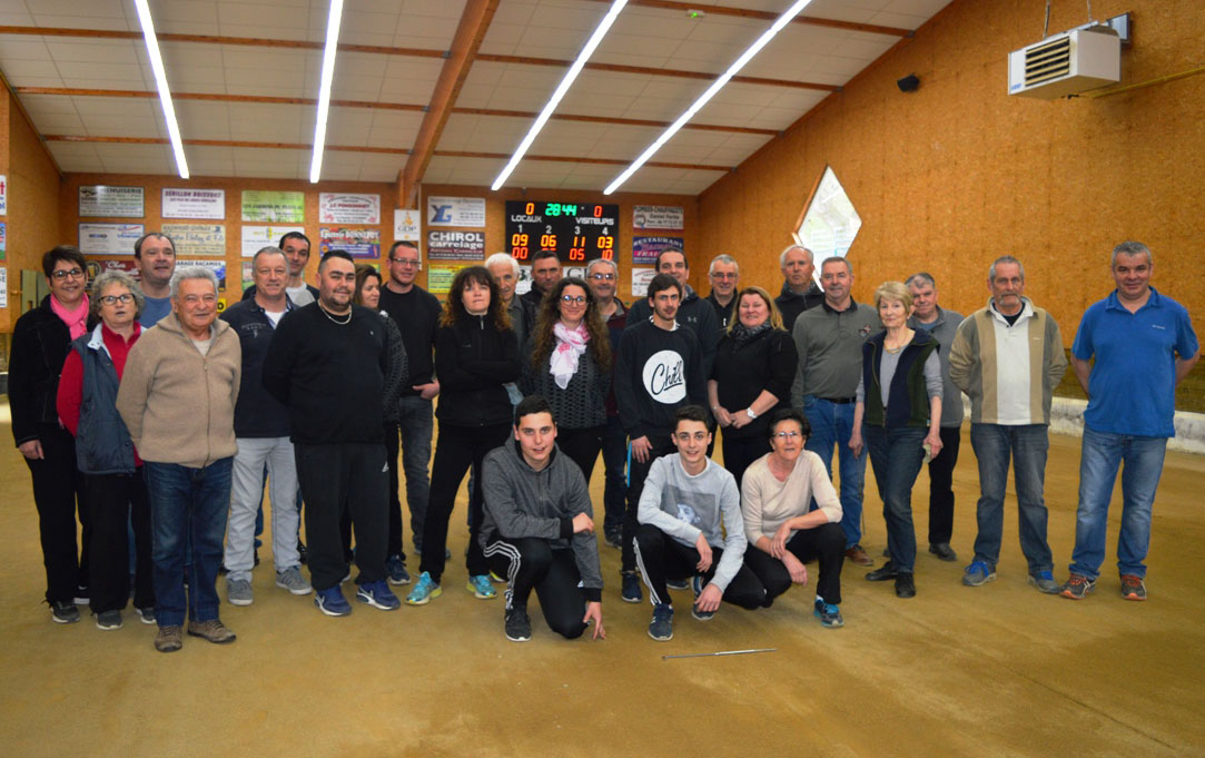 La promotion du Sport boules à Saint Victor