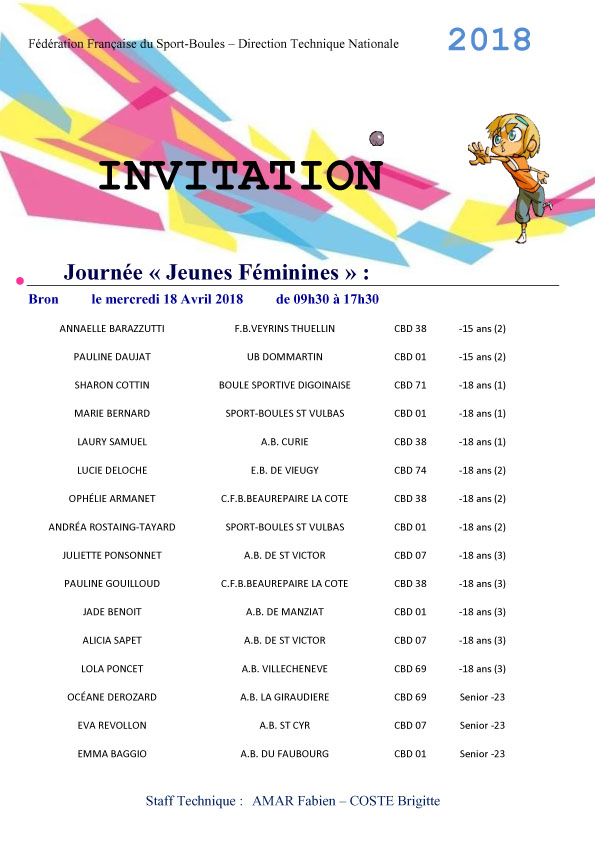Trois Ardéchoises sélectionnées