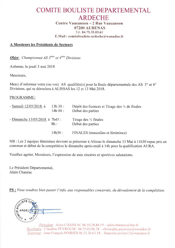 Tout savoir sur le fédéral des AS