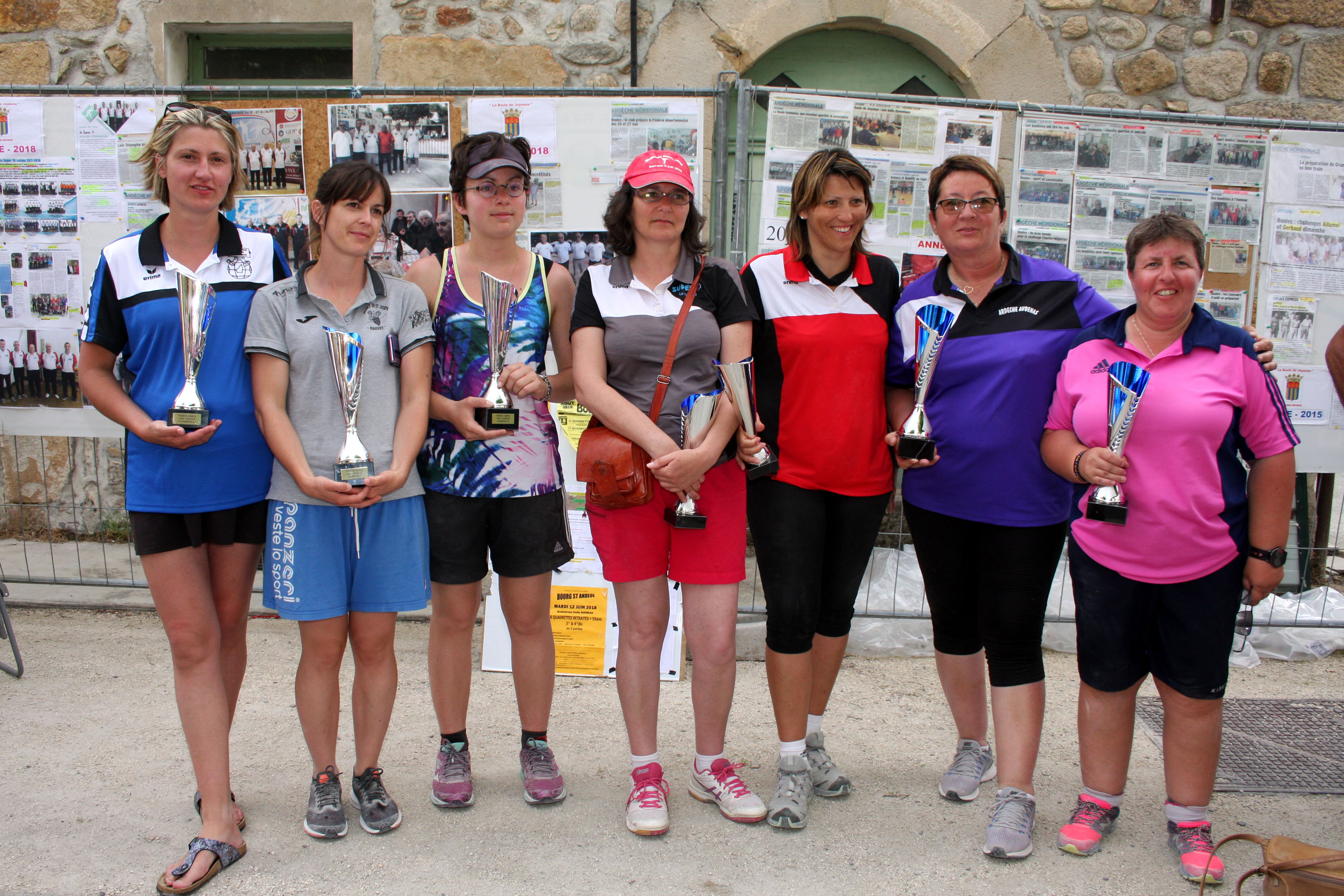 Les féminines qualifiées pour Dardilly