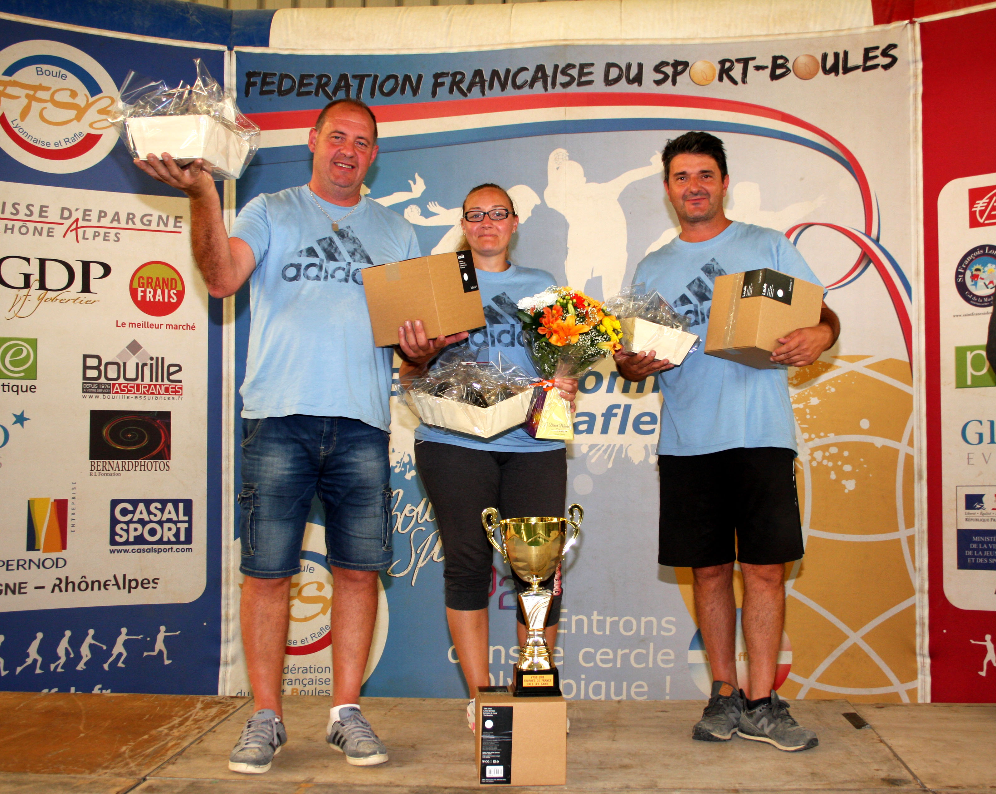 Le podium de D4