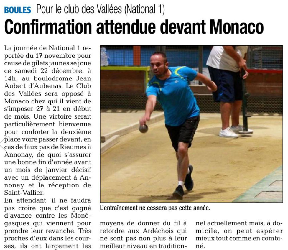 Revue de presse du mois de décembre