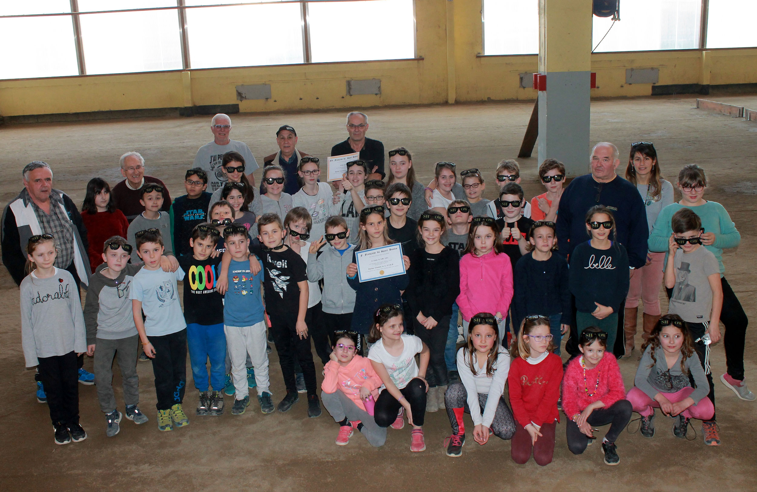 Une belle fin d’apprentissage du sport boule au Cheylard