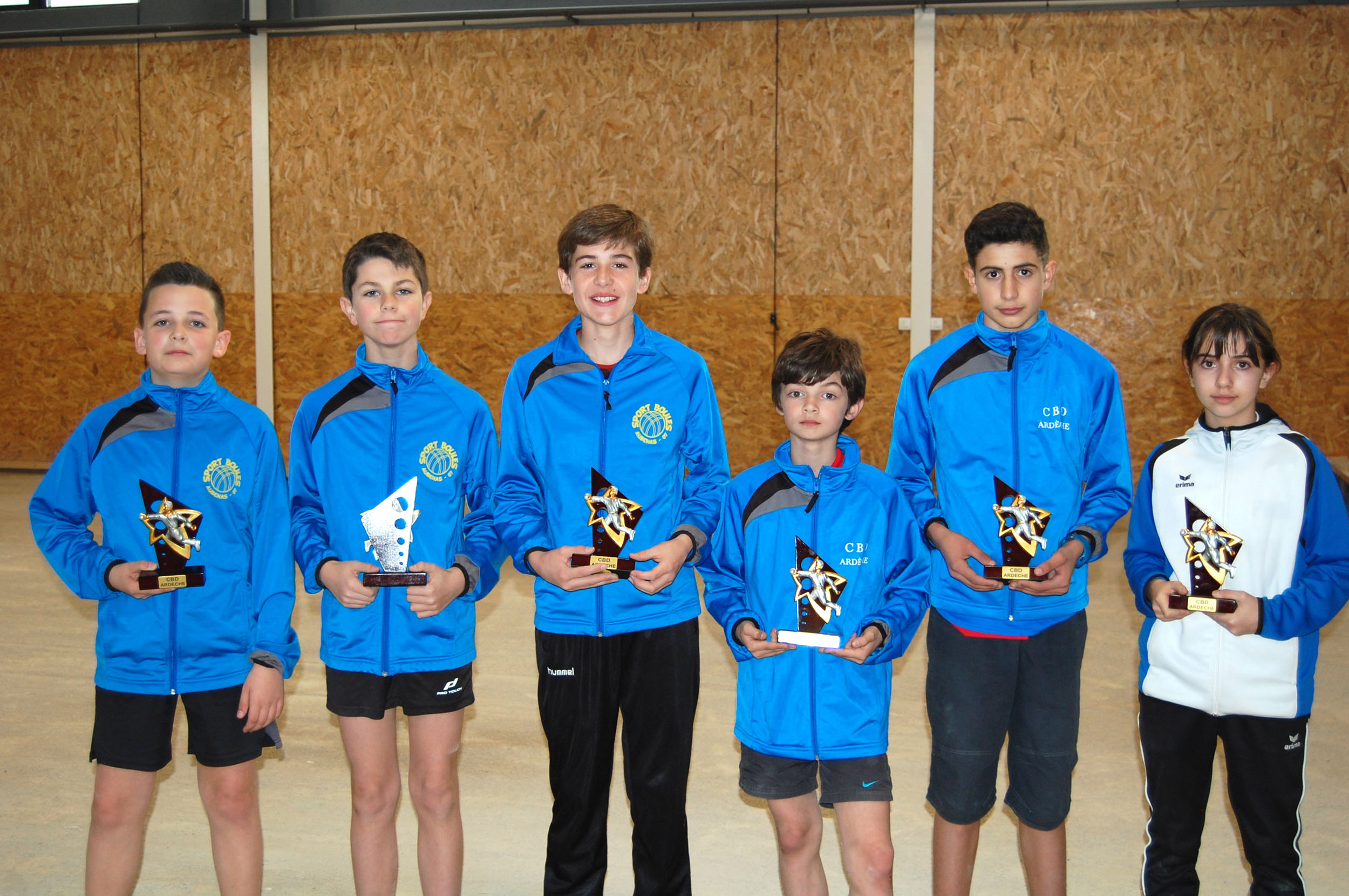 Six jeunes Ardéchois au Championnat régional de tirs