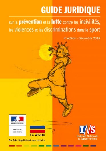 Guide juridique violence, incivilités et discriminations dans le sport
