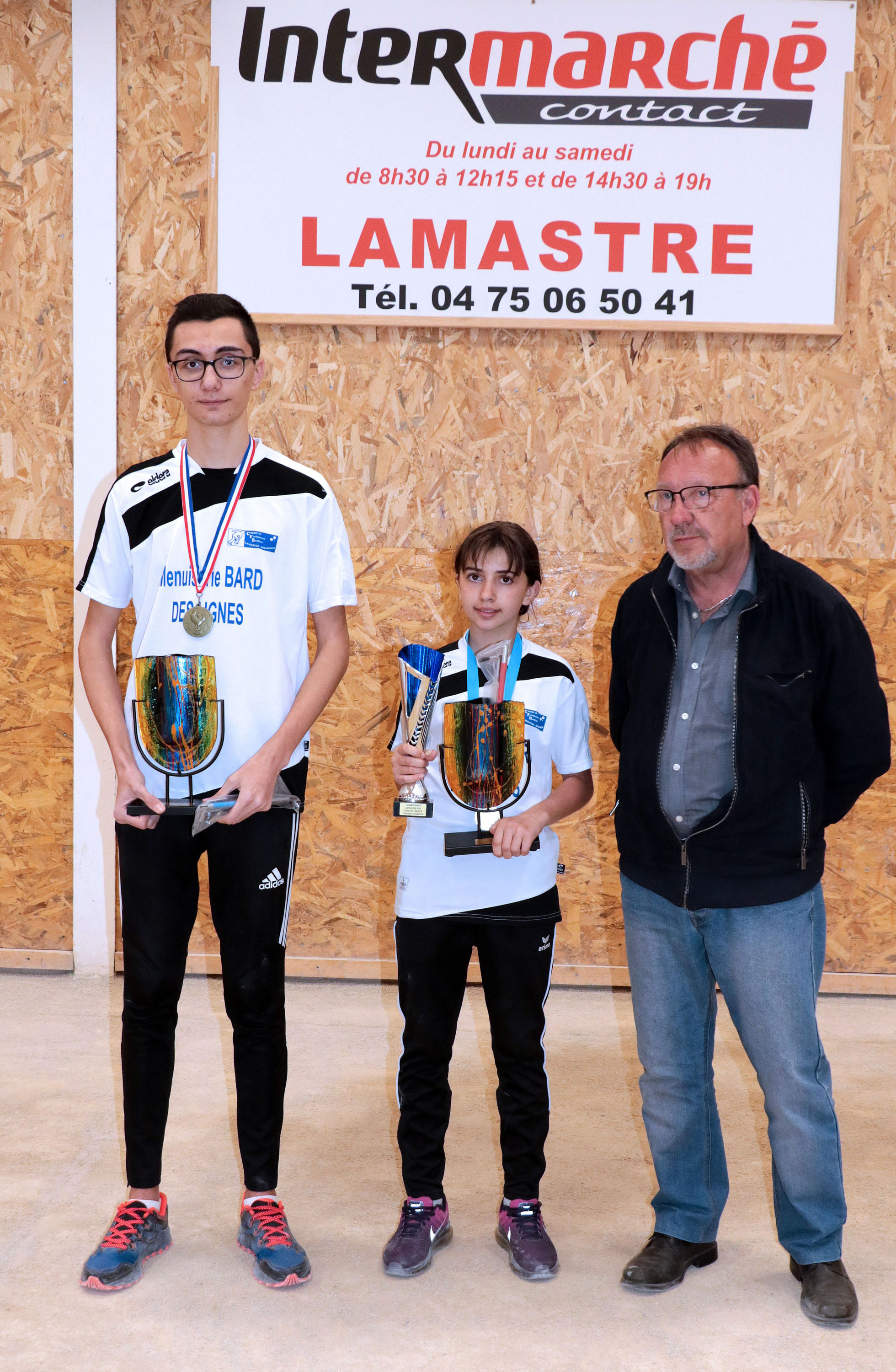 Réception pour les jeunes champions du CFB Lamastre Désaignes