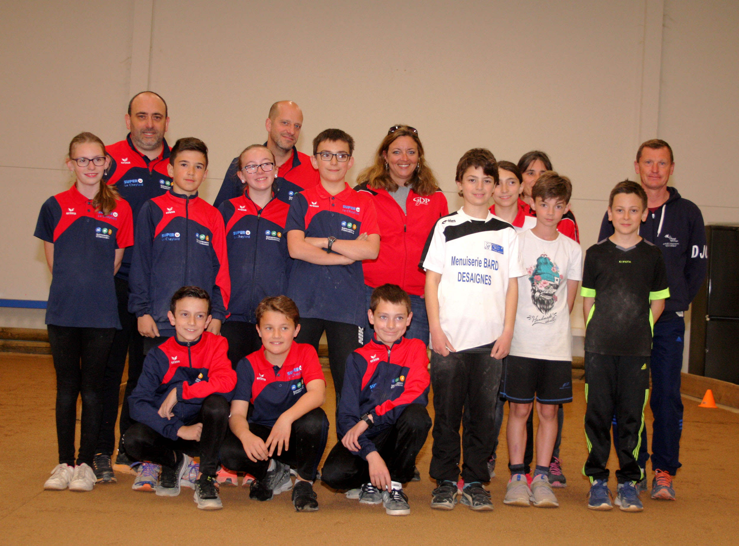 Qualificatifs simples U13 pour AURA