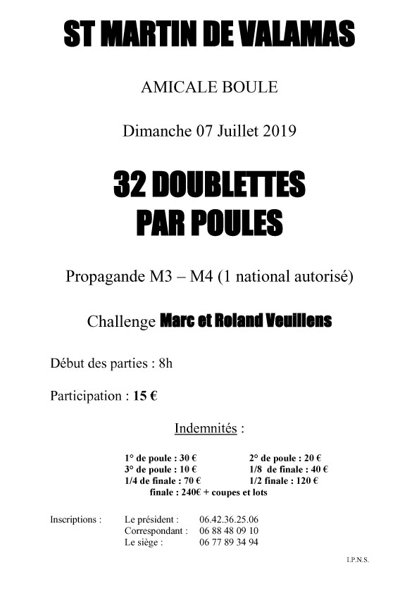 Inscrivez-vous à Saint Martin de Valamas