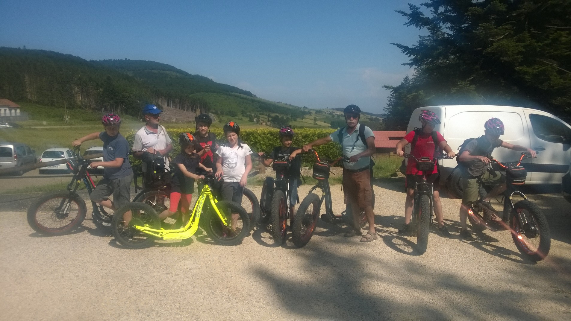 Le CFB Talencieux finit la saison en trottinette