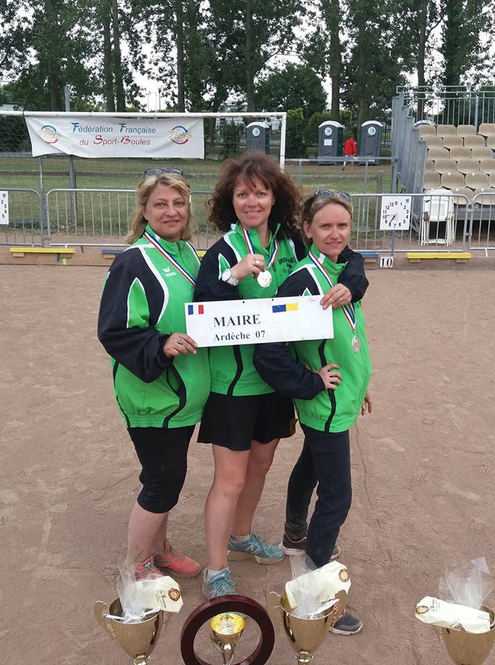 Championnes de l’Ardèche, les Saint Victoriennes sont sous-championnes de France.