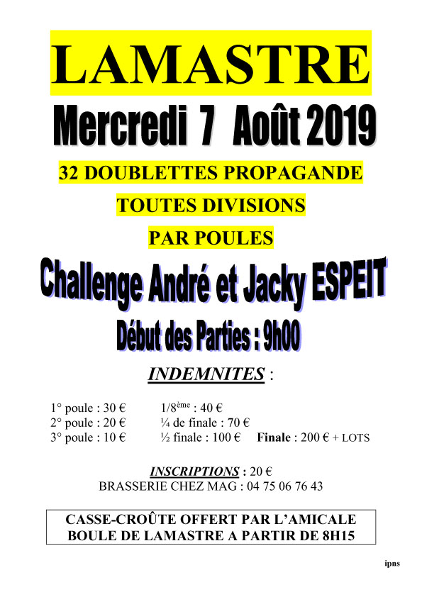 Challenge André et Jacky Espeit