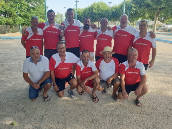 La Boule des Vigneron de CORNAS Champion d’Ardèche 2022 en AS M3/M4 à BOURG ST ANDÉOL