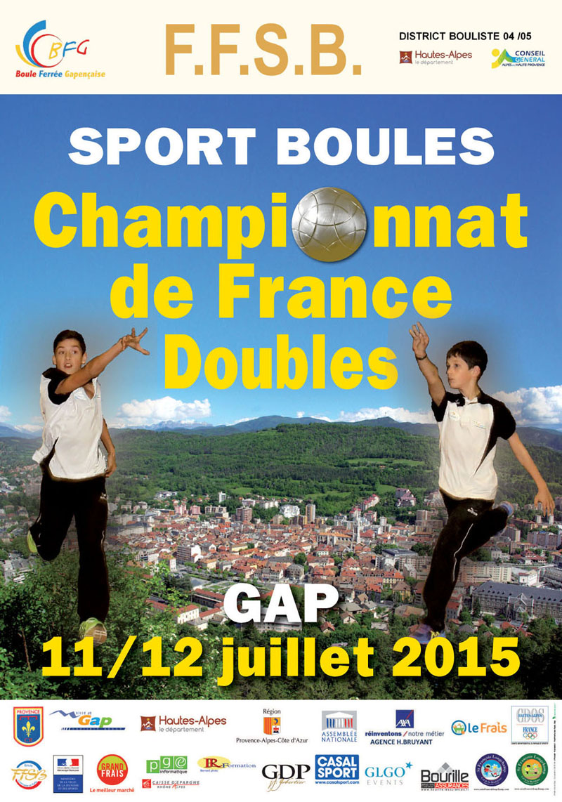 Tirage des championnats de France doubles
