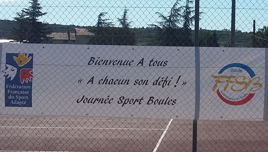 Les boules accueillent le Sport adapté à Lavilledieu