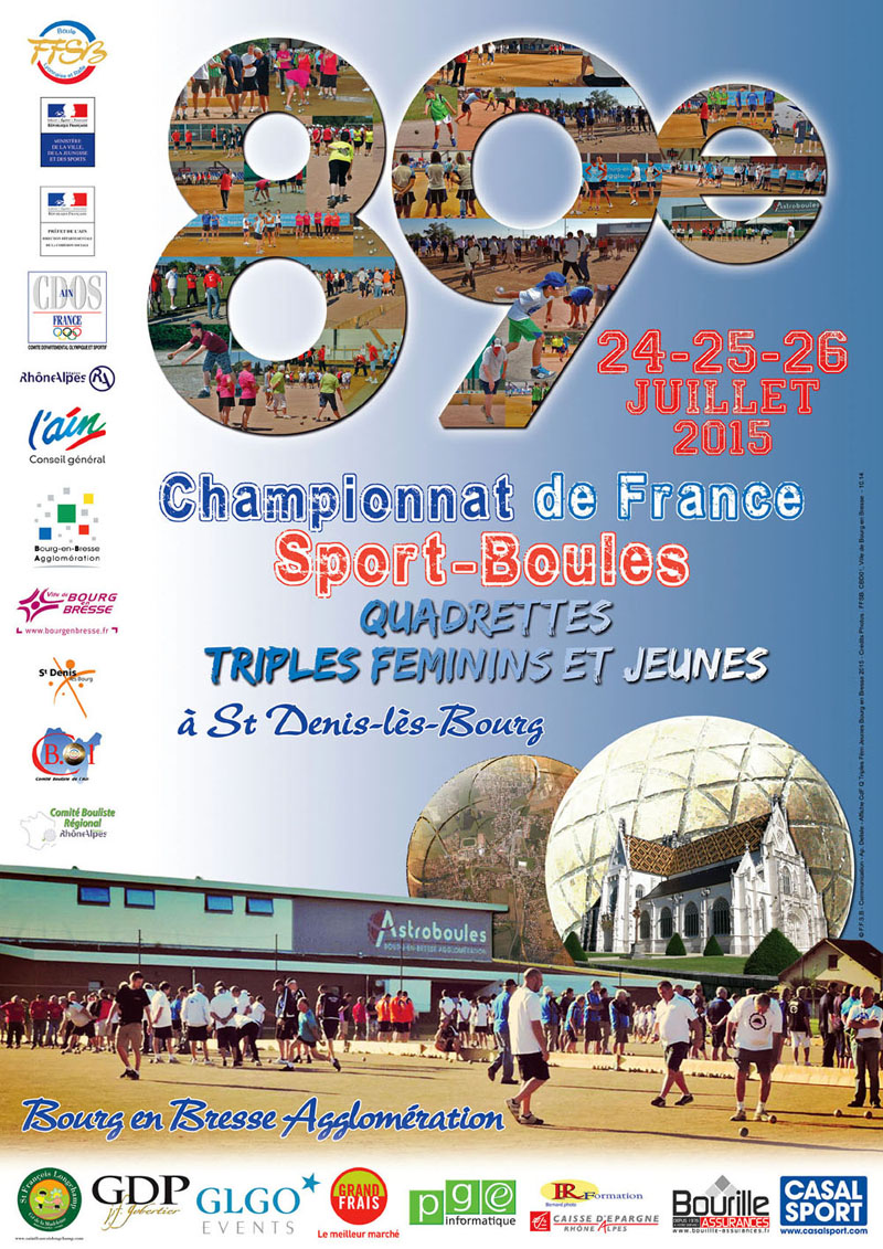 Tirage des championnats de France quadrettes