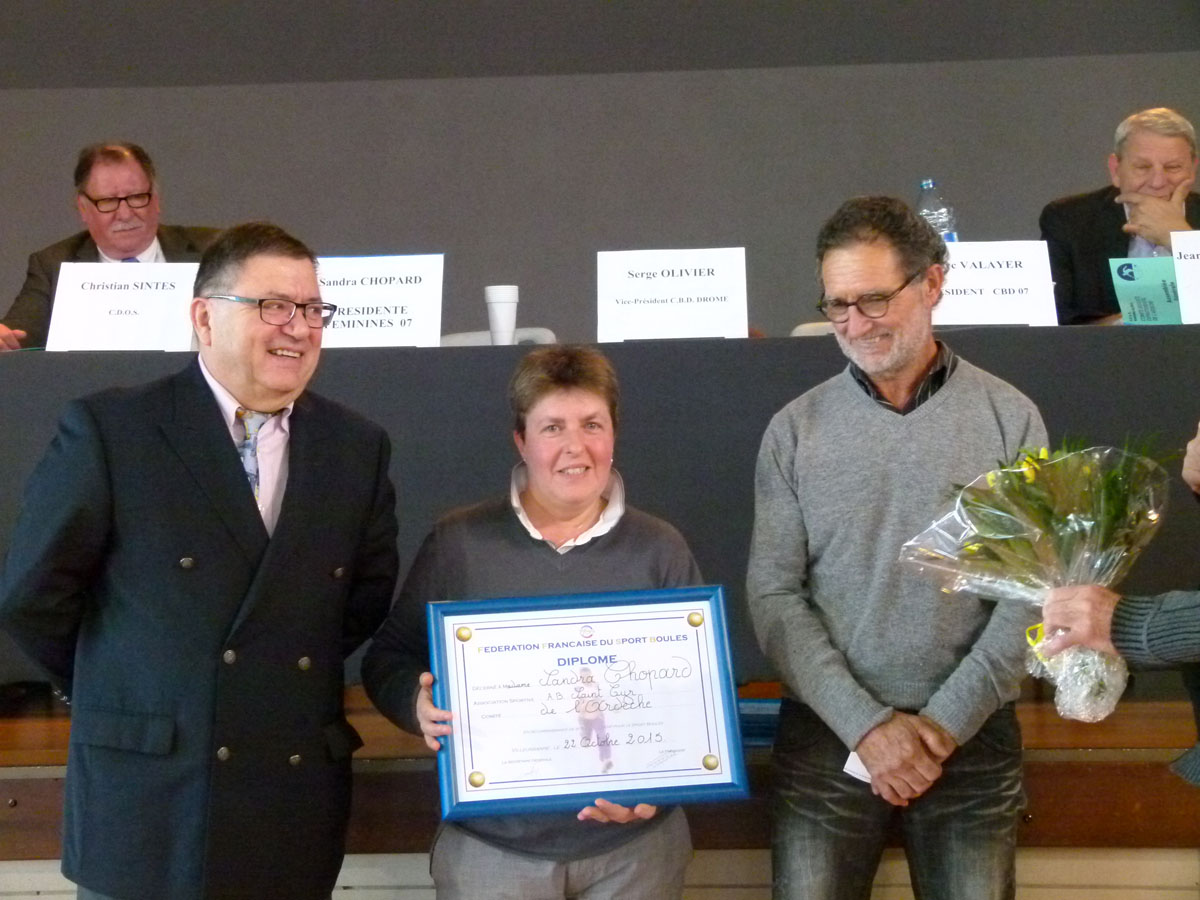 Sandra Chopard, mise à l’honneur