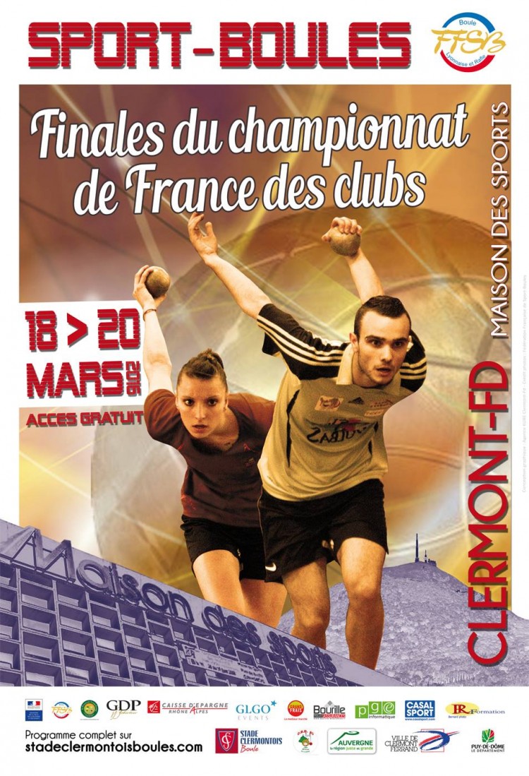 Nouveau programme des finales nationales à Clermont-Ferrand