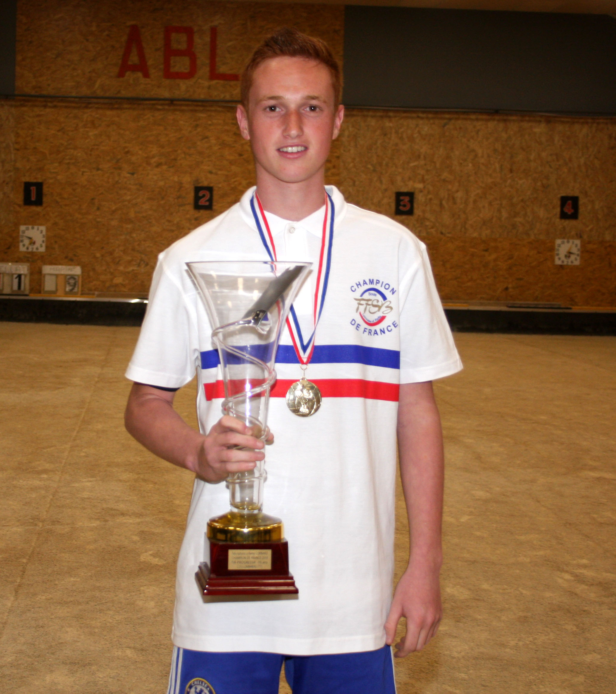 Rémy Cornard Champion de France de tir progressif