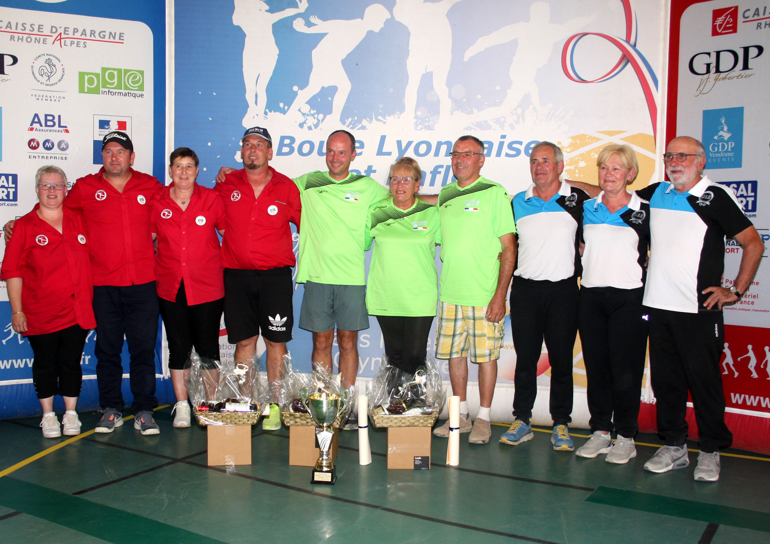 Le podium de D4