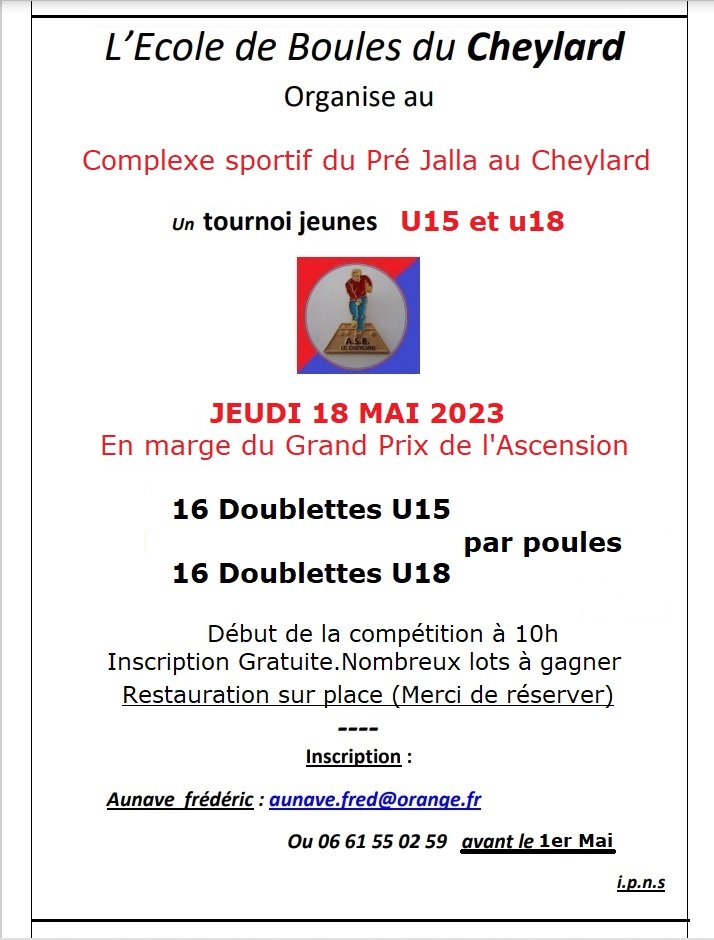 Concours U15-U18 Ascension LE CHEYLARD