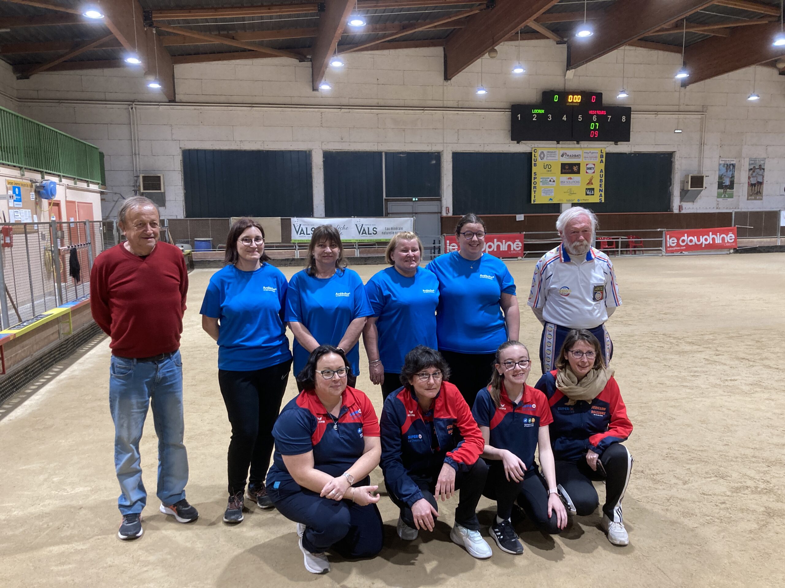 Résultats qualificatif féminin à AUBENAS